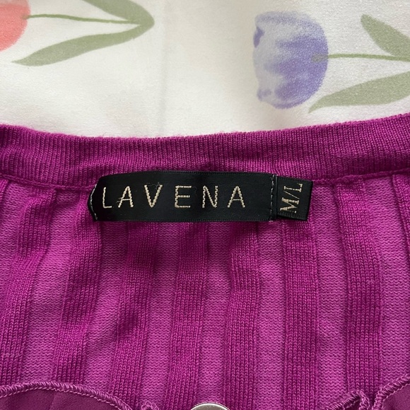 Lavena Longsleeves Top Peplum Lace M/L - Picture 6 of 7